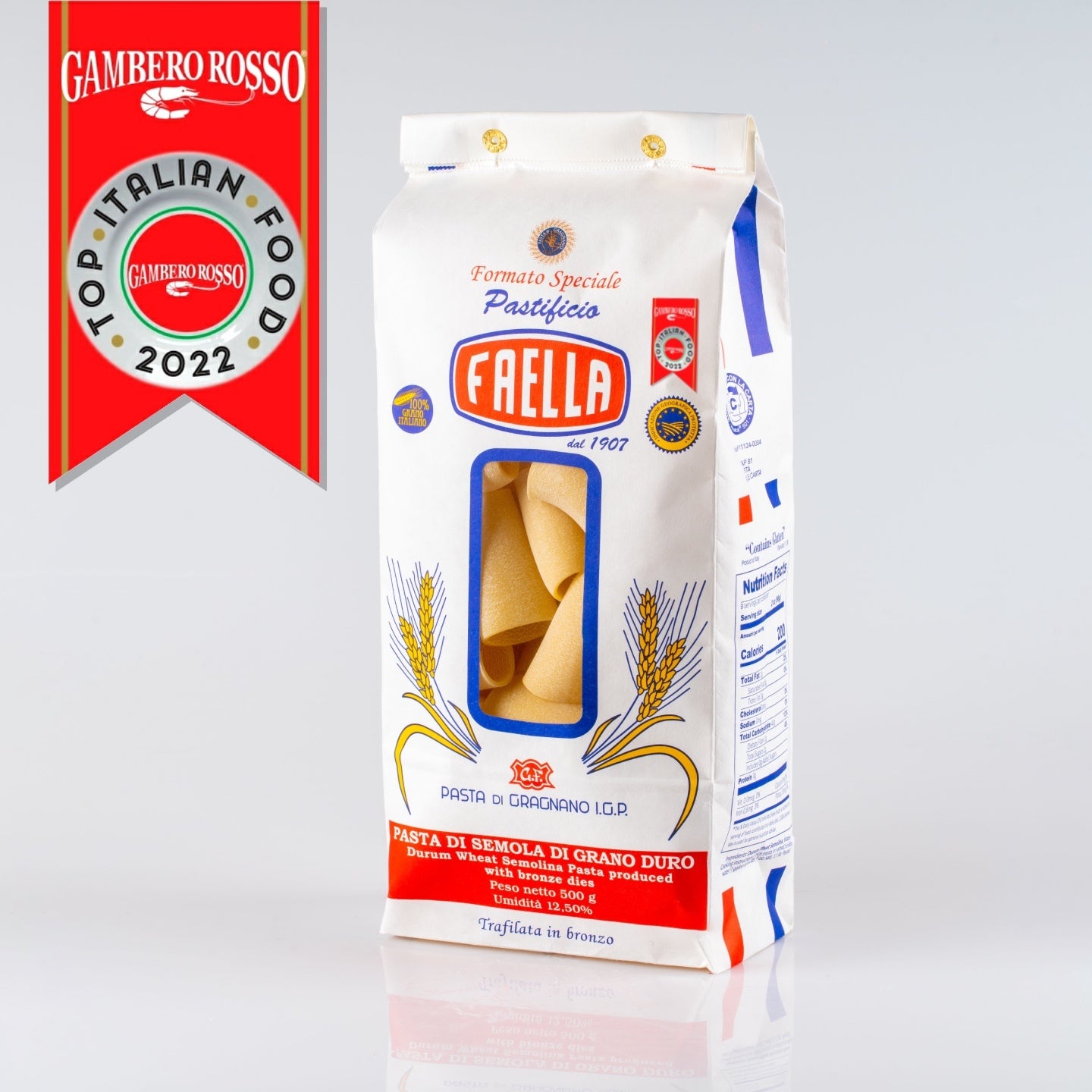 Faella Paccheri – Pasta di Gragnano I.G.P., 500 g