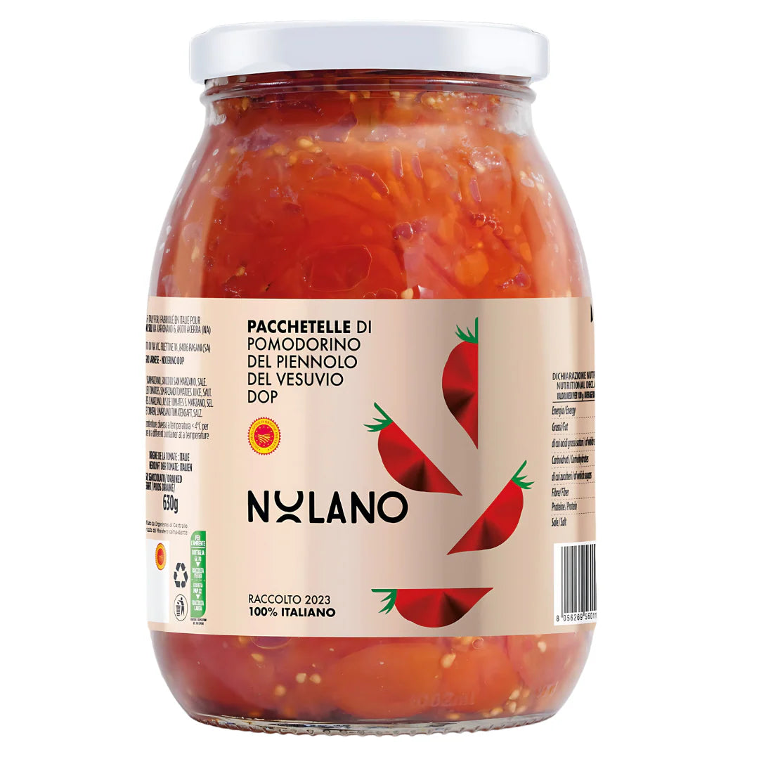 Rankomis pjaustyti DOP Piennolo del Vesuvio pomidorai (Pacchetella), 950g