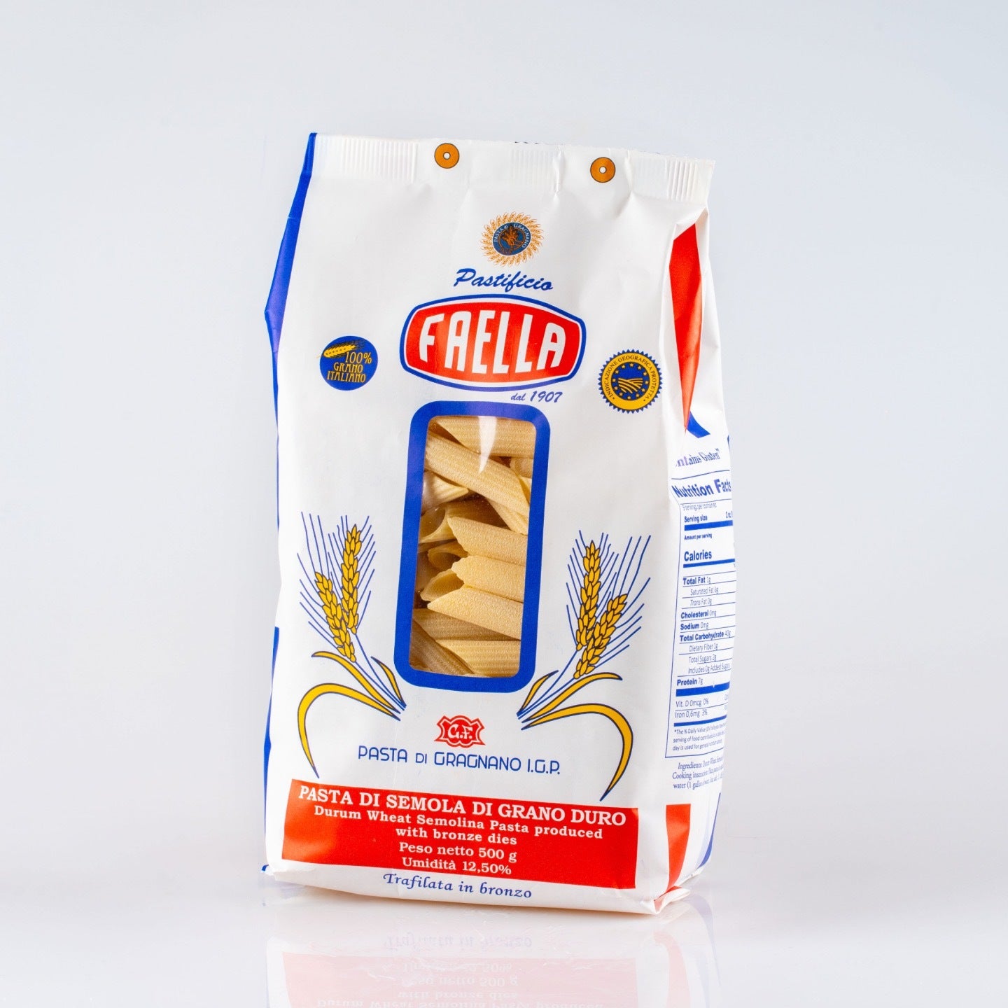 Faella Penne media rigate – Pasta di Gragnano I.G.P., 500 g