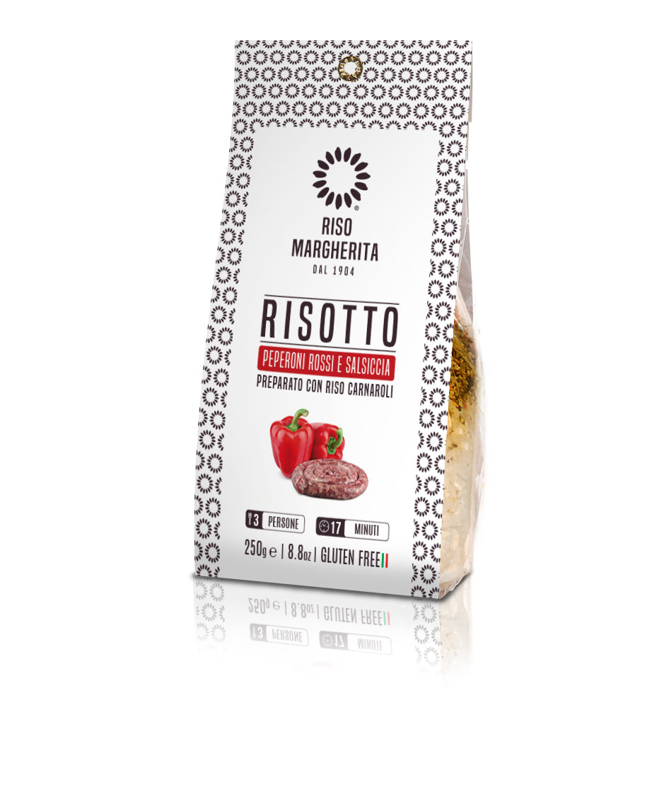 Risotto su paprika ir dešra