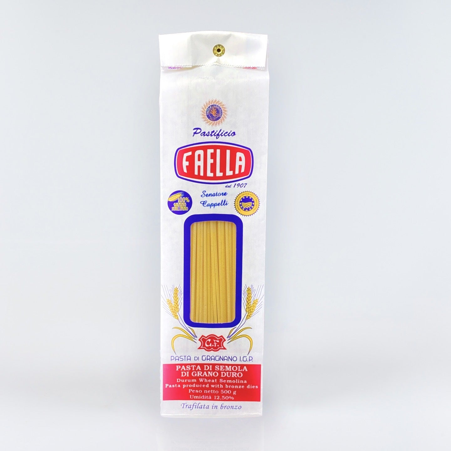 Faella Spaghetti "Senatore Cappelli" – Pasta di Gragnano I.G.P., 500 g