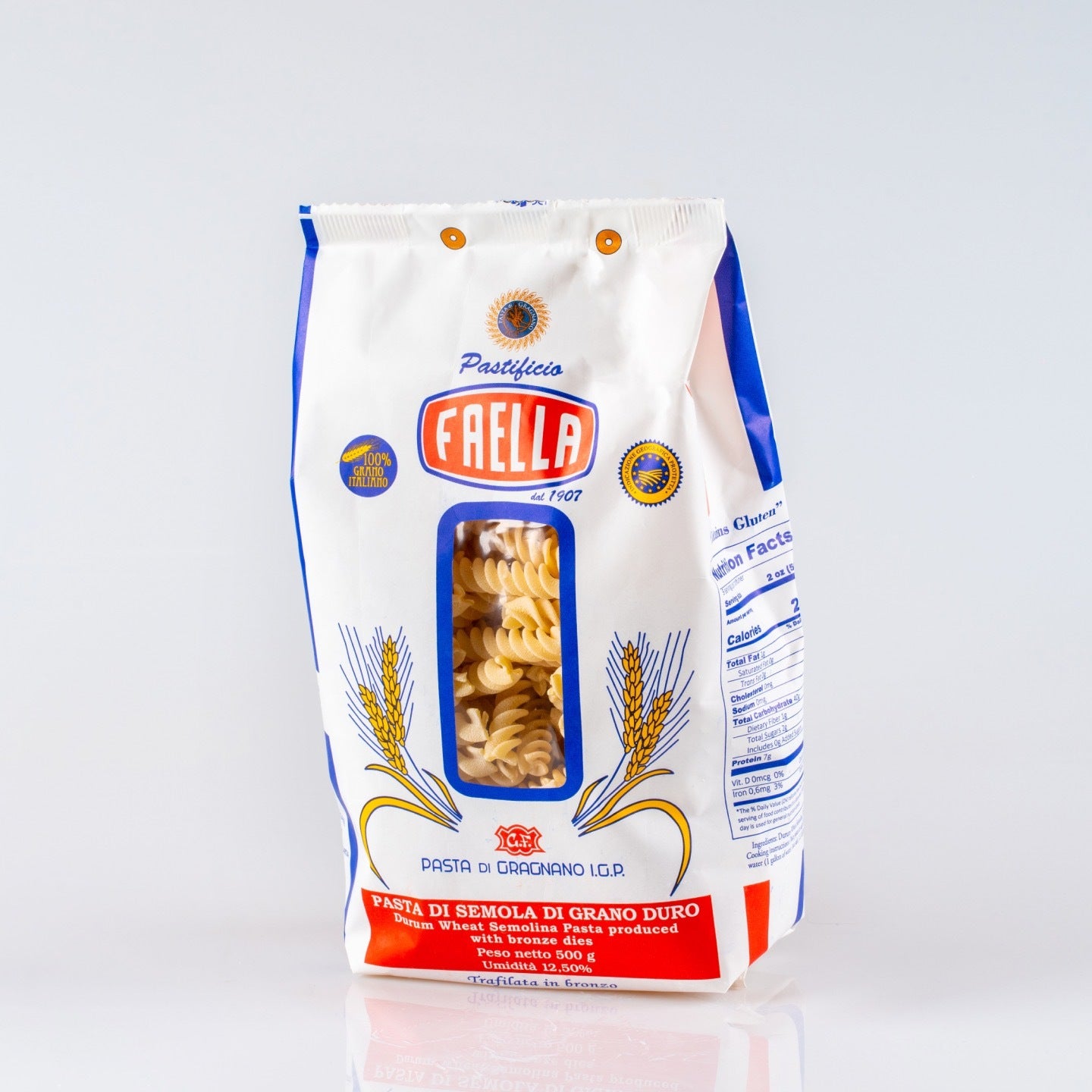 Faella Tortiglioni – Pasta di Gragnano I.G.P., 500 g