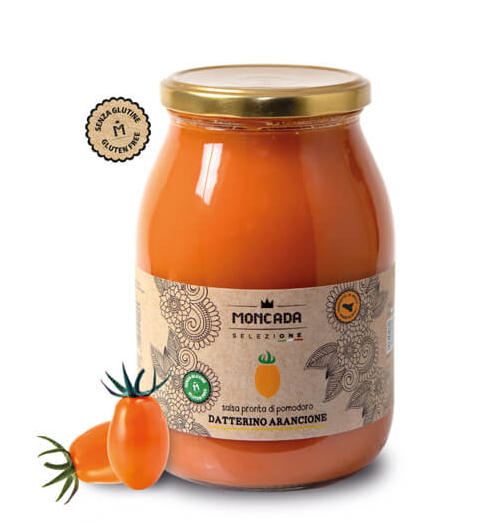 Oranžinių slyvinių pomidorų salsa, 1kg