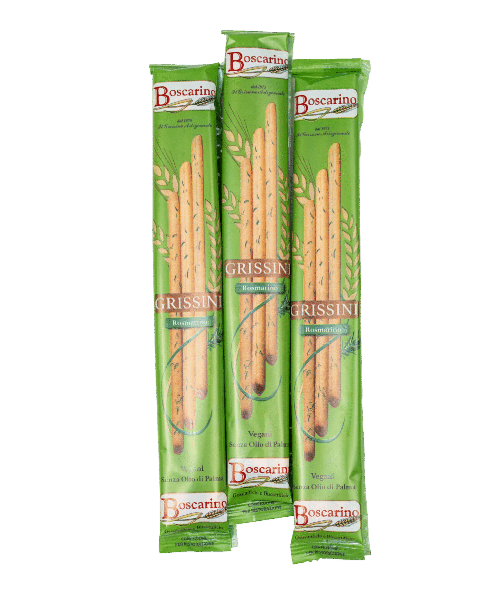 Duonos lazdelės Grissini, su rozmarinu 320g
