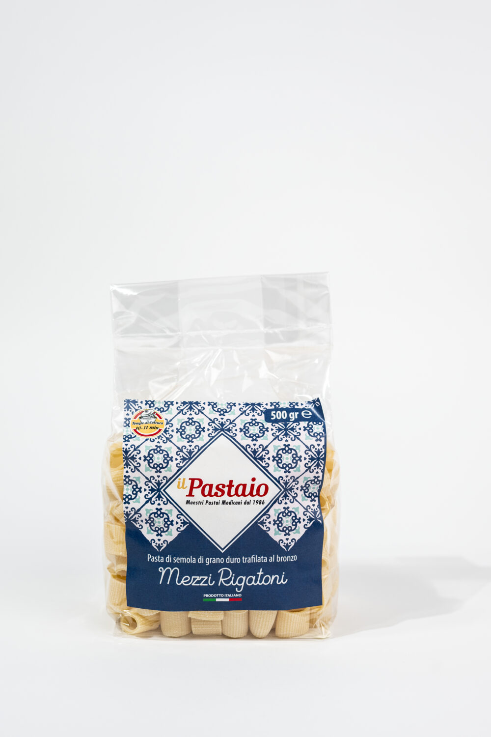 Pasta il Pastaio Mezzi Rigatoni, 500g.