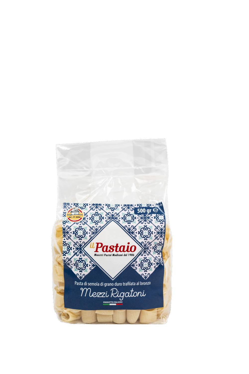 Pasta il Pastaio Mezzi Rigatoni, 500g.