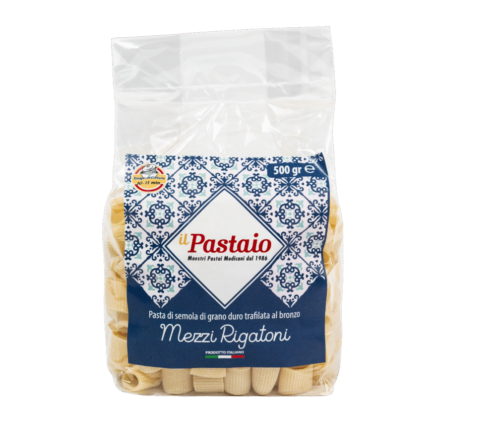 Pasta il Pastaio Mezzi Rigatoni, 500g.